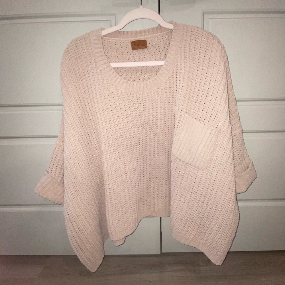 Women’s Medium Light Brown POL Oversized Sweater